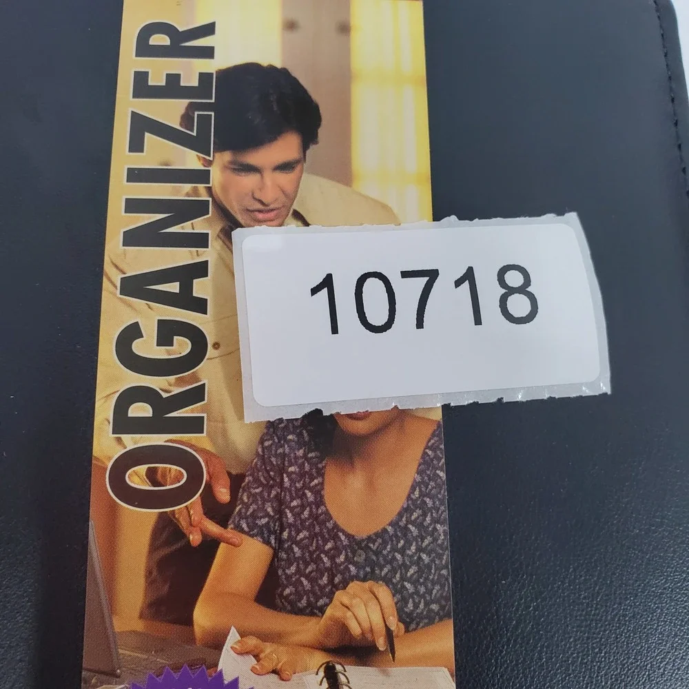 DayRunner Organizer Unisex   Black  6-Ring Zip Planner DR4124-05